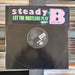 Steady B - Let The Hustler's Play - 12". This is a product listing from Released Records Leeds, specialists in new, rare & preloved vinyl records.