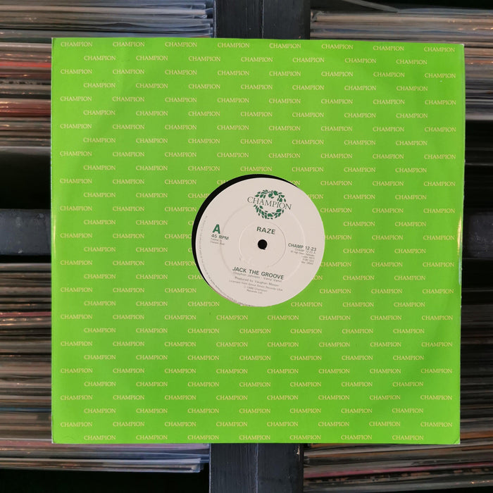 Raze - Jack The Groove - 12" Vinyl. This is a product listing from Released Records Leeds, specialists in new, rare & preloved vinyl records.