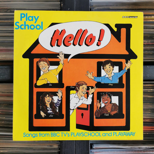 Various - Hello! Songs From BBC TV's Playschool And Playaway - LP. This is a product listing from Released Records Leeds, specialists in new, rare & preloved vinyl records.