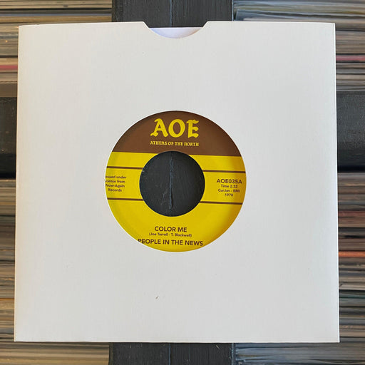 People In The News - Color Me - 7" Vinyl. This is a product listing from Released Records Leeds, specialists in new, rare & preloved vinyl records.