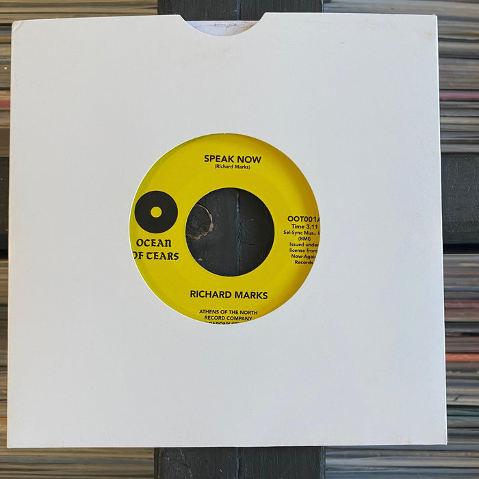 Richard Marks - Speak Now / Purple Haze - 7" Vinyl. This is a product listing from Released Records Leeds, specialists in new, rare & preloved vinyl records.