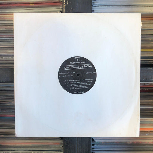 Sebo & Madmotormiquel - Don't Wanna Go To War - 12" Vinyl 10.03.23. This is a product listing from Released Records Leeds, specialists in new, rare & preloved vinyl records.