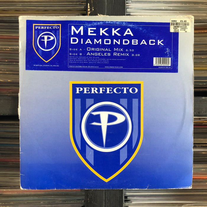Mekka - Diamondback - 12" Vinyl 21.03.23. This is a product listing from Released Records Leeds, specialists in new, rare & preloved vinyl records.