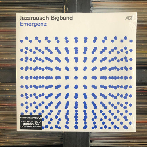 Jazzrausch Bigband - Emergenz - Vinyl LP 28.03.23. This is a product listing from Released Records Leeds, specialists in new, rare & preloved vinyl records.
