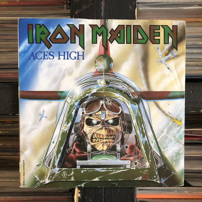 Iron Maiden - Aces High - 7" Vinyl 31.03.23. This is a product listing from Released Records Leeds, specialists in new, rare & preloved vinyl records.