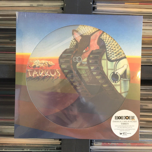 Emerson, Lake & Palmer - Tarkus - 12" Vinyl. This is a product listing from Released Records Leeds, specialists in new, rare & preloved vinyl records.