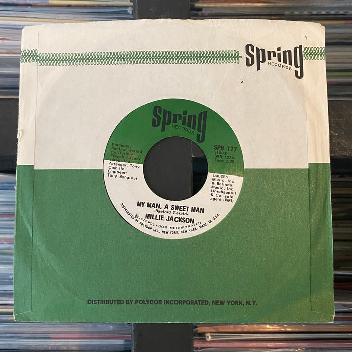 Millie Jackson - My Man, A Sweet Man- 7". This is a product listing from Released Records Leeds, specialists in new, rare & preloved vinyl records.