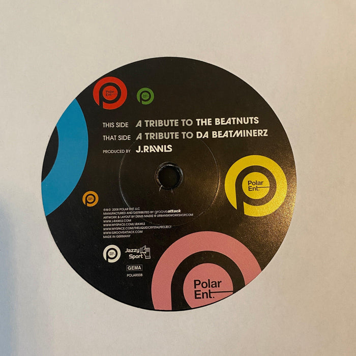 J. Rawls Presents The Liquid Crystal Project - A Tribute To Da Beatminerz - 7". This is a product listing from Released Records Leeds, specialists in new, rare & preloved vinyl records.
