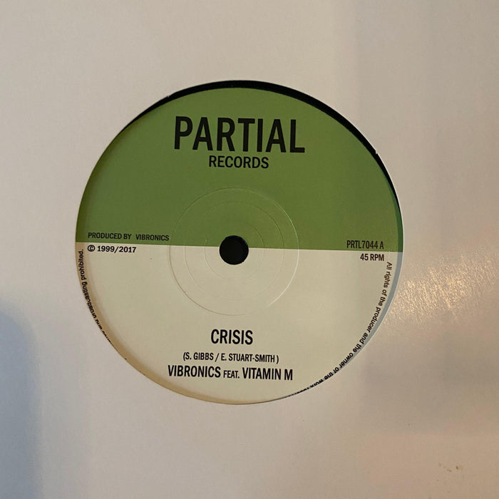 Vibronics Feat. Vitamin M - Crisis - 7" Vinyl. This is a product listing from Released Records Leeds, specialists in new, rare & preloved vinyl records.