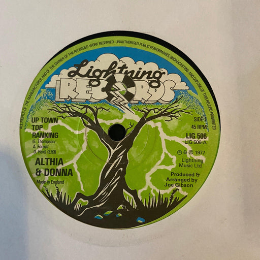 Althia & Donna / Mighty Two - Up Town Top Ranking / Calico Suit - 7" Vinyl. This is a product listing from Released Records Leeds, specialists in new, rare & preloved vinyl records.