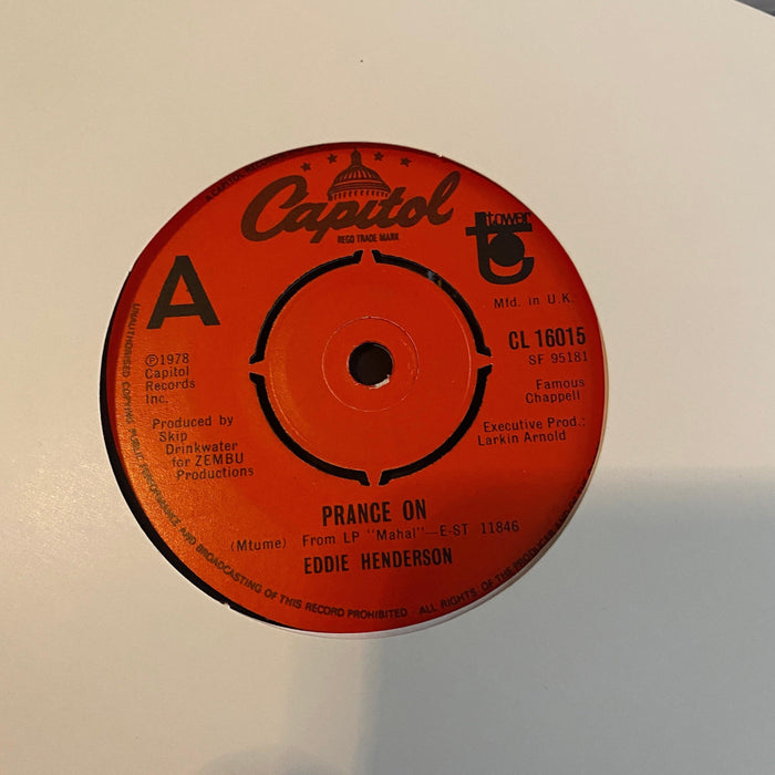 Eddie Henderson - Prance On - 7" Vinyl. This is a product listing from Released Records Leeds, specialists in new, rare & preloved vinyl records.