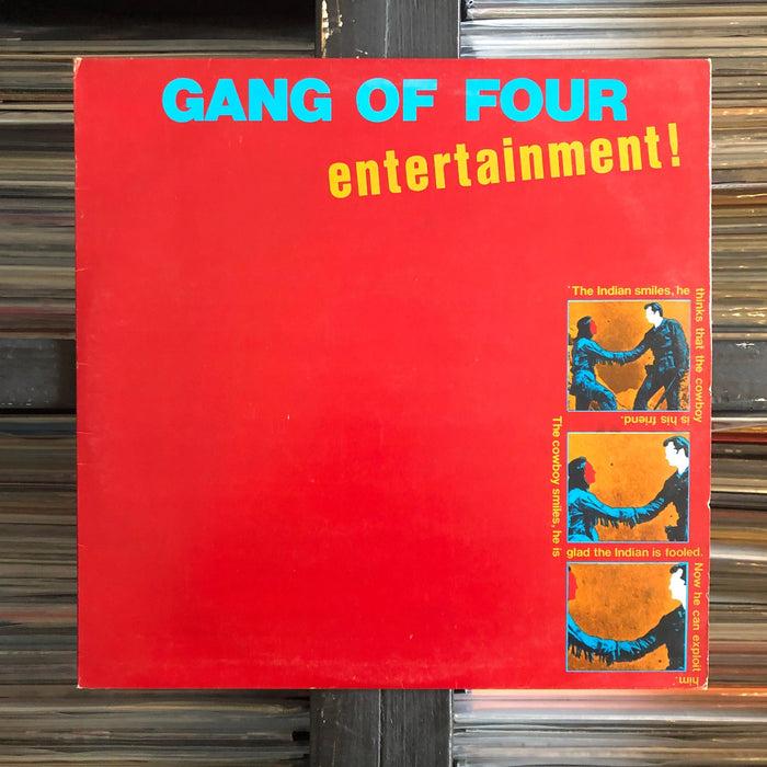 Gang Of Four - Entertainment! - Vinyl LP 21.04.23. This is a product listing from Released Records Leeds, specialists in new, rare & preloved vinyl records.