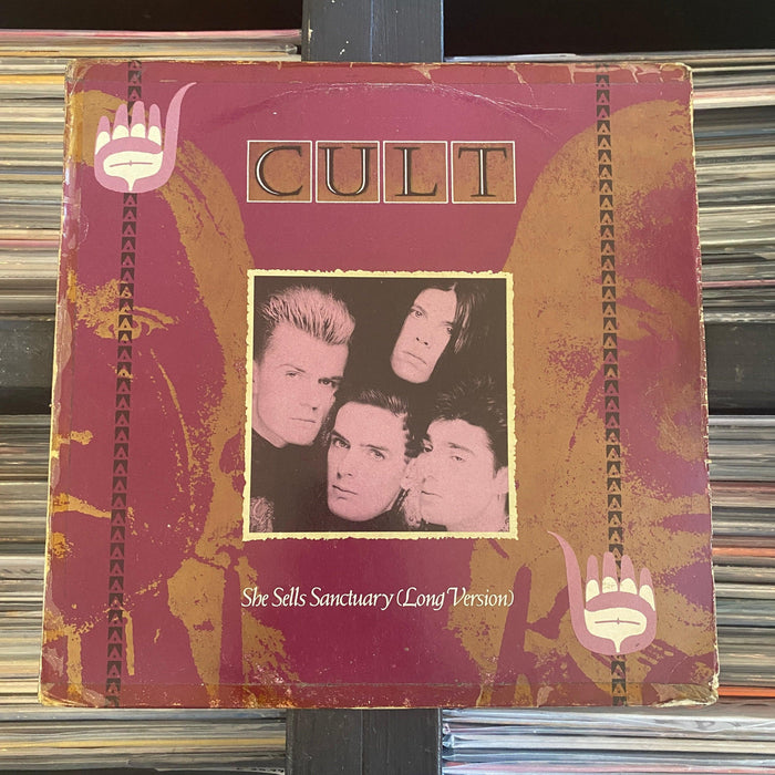 The Cult - She Sells Sanctuary (Long Version) - 12" Vinyl. This is a product listing from Released Records Leeds, specialists in new, rare & preloved vinyl records.