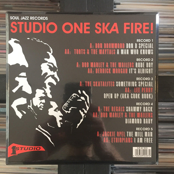 Various - STUDIO ONE SKA FIRE! - 5 x 7" Box Set. This is a product listing from Released Records Leeds, specialists in new, rare & preloved vinyl records.