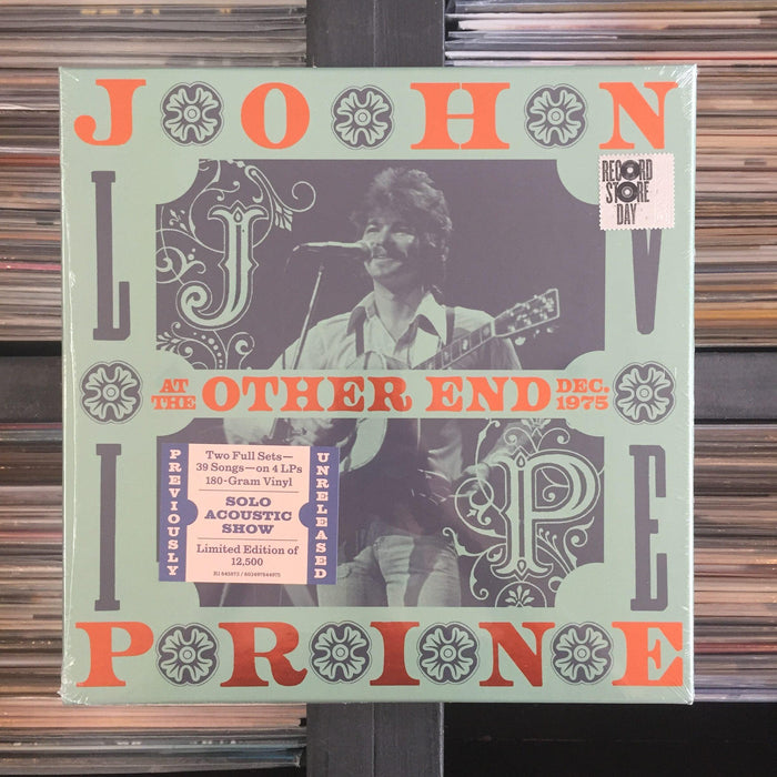 John Prine - Live At The Other End - 4 x LP. This is a product listing from Released Records Leeds, specialists in new, rare & preloved vinyl records.