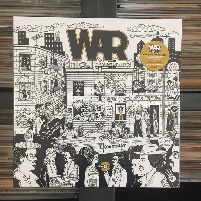 War - The Vinyl: 1971-1975 - 5 x LP Box Set. This is a product listing from Released Records Leeds, specialists in new, rare & preloved vinyl records.