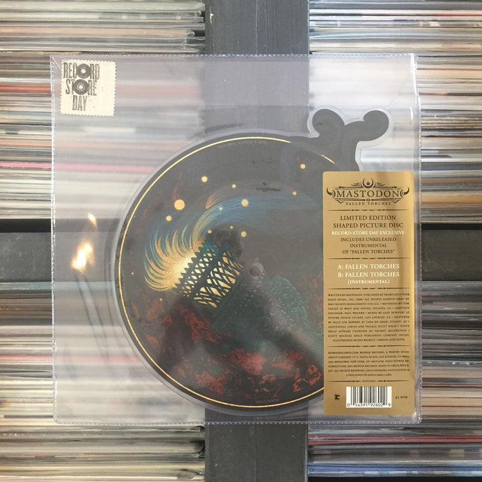 Mastodon - Fallen Torches - 7" Picture Disc. This is a product listing from Released Records Leeds, specialists in new, rare & preloved vinyl records.
