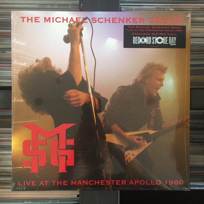 The Michael Schenker - Live In Manchester 1980 - Vinyl LP Red Vinyl. This is a product listing from Released Records Leeds, specialists in new, rare & preloved vinyl records.