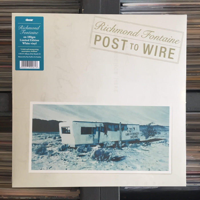 Richmond Fontaine - Post To Wire - Vinyl LP 180g White Vinyl. This is a product listing from Released Records Leeds, specialists in new, rare & preloved vinyl records.