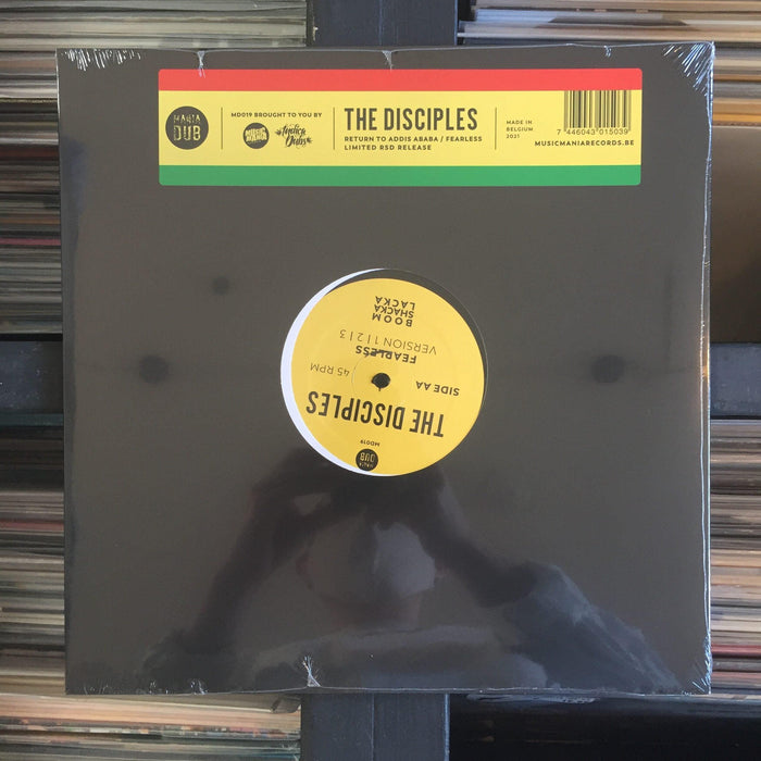 The Disciples - Return To Addis Ababa/Fearless - RSD 2021. This is a product listing from Released Records Leeds, specialists in new, rare & preloved vinyl records.