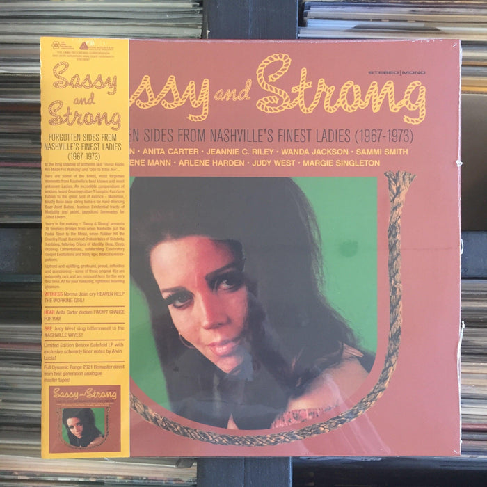 Various Artists - Sassy & Strong: Forgotten Sides From Nashville's Finest Ladies (1967-1973) - 2 x Vinyl LP - RSD 2021. This is a product listing from Released Records Leeds, specialists in new, rare & preloved vinyl records.