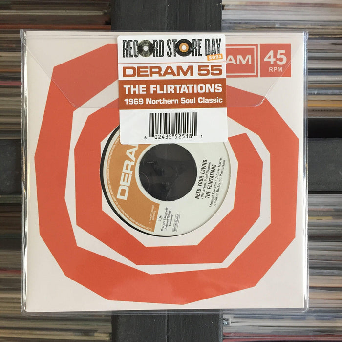 The Flirtations - Nothing But A Heartache’ b/w ‘Need Your Loving’ - 7" RSD 2021. This is a product listing from Released Records Leeds, specialists in new, rare & preloved vinyl records.