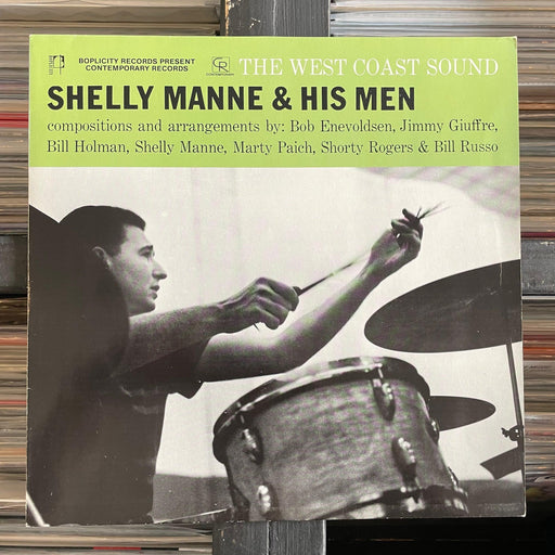 Shelly Manne & His Men - The West Coast Sound - Vinyl LP 27.06.23. This is a product listing from Released Records Leeds, specialists in new, rare & preloved vinyl records.