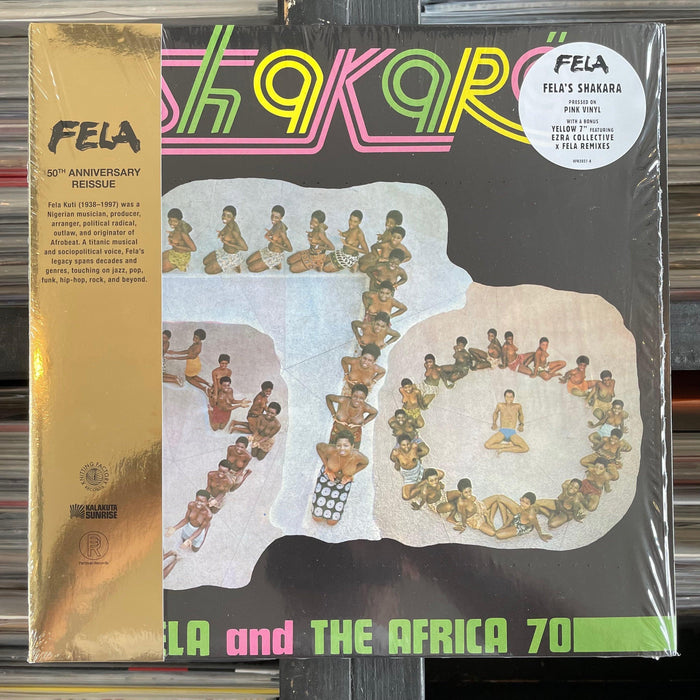 Fela Kuti - Shakara - Pink Vinyl LP + Yellow 7" Vinyl 05.07.23. This is a product listing from Released Records Leeds, specialists in new, rare & preloved vinyl records.