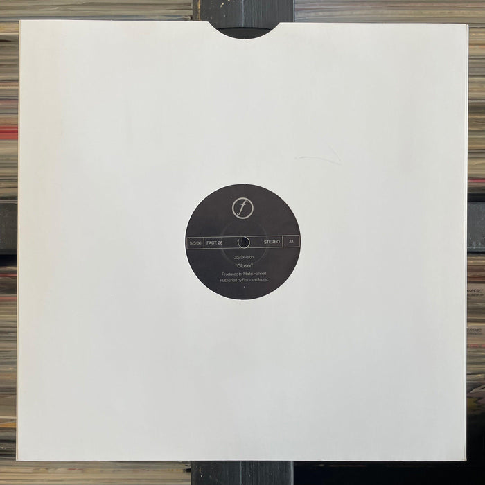 Joy Division - Closer - Vinyl LP 18.07.23. This is a product listing from Released Records Leeds, specialists in new, rare & preloved vinyl records.