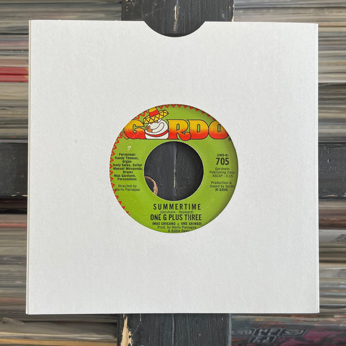 One G Plus Three - Summertime - 7" Vinyl 25.07.23. This is a product listing from Released Records Leeds, specialists in new, rare & preloved vinyl records.