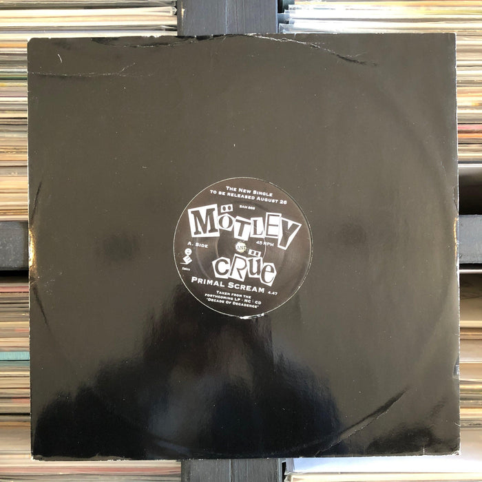 Mötley Crüe - Primal Scream 12" Promo 2nd Hand. This is a product listing from Released Records Leeds, specialists in new, rare & preloved vinyl records.