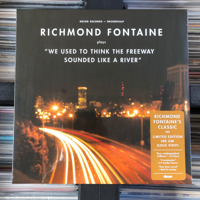 Richmond Fontaine - We Used To Think The Freeway Sounded Like A River - Vinyl LP. This is a product listing from Released Records Leeds, specialists in new, rare & preloved vinyl records.