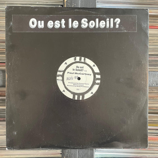 Paul McCartney - Ou Est Le Soleil? - 12" Vinyl - 30.07.23. This is a product listing from Released Records Leeds, specialists in new, rare & preloved vinyl records.