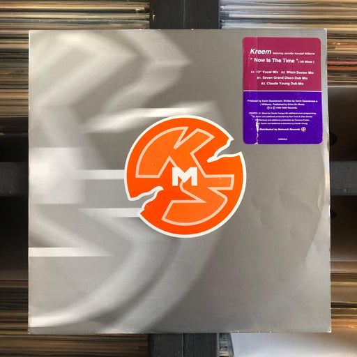 Kreem - Now Is The Time (UK Mixes) - 12" Vinyl. This is a product listing from Released Records Leeds, specialists in new, rare & preloved vinyl records.