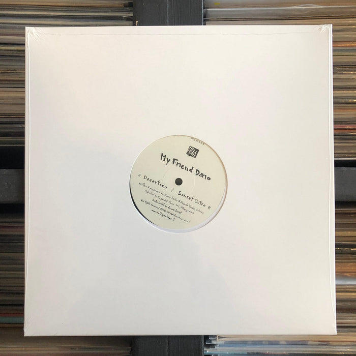 My Friend Dario – Desertico / Sunset Outro - 12" Vinyl. This is a product listing from Released Records Leeds, specialists in new, rare & preloved vinyl records.