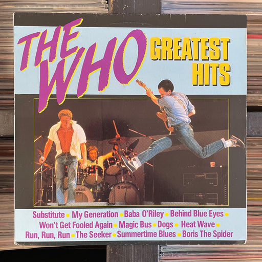 The Who - Greatest Hits - Vinyl LP 04.08.23. This is a product listing from Released Records Leeds, specialists in new, rare & preloved vinyl records.
