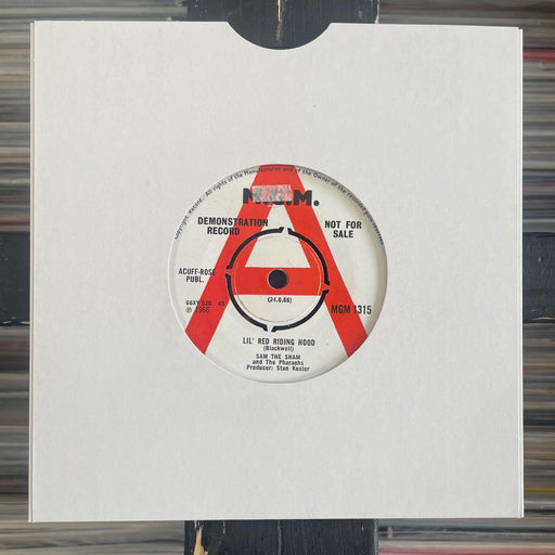 Sam The Sham & The Pharaohs - Lil' Red Riding Hood - 7" Vinyl 11.08.23. This is a product listing from Released Records Leeds, specialists in new, rare & preloved vinyl records.