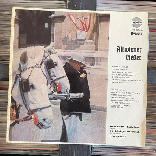 Julius Patzak - Erich Kunz Gesang Die Grinzinger Schrammeln Und Ein Orchester Unter Hans Totzauer - Altwiener Lieder - Vinyl LP 12.08.23. This is a product listing from Released Records Leeds, specialists in new, rare & preloved vinyl records.