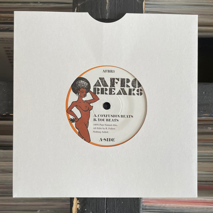 R. Fellow - Afro Breaks - 7" Vinyl 30.08.23. This is a product listing from Released Records Leeds, specialists in new, rare & preloved vinyl records.