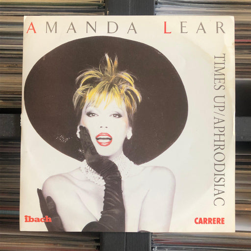 Amanda Lear - Times Up // Aphrodisiac- 12" Vinyl. This is a product listing from Released Records Leeds, specialists in new, rare & preloved vinyl records.