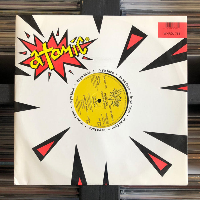 Papillon - Different World (Everybody) // The Bully - 12" Vinyl. This is a product listing from Released Records Leeds, specialists in new, rare & preloved vinyl records.