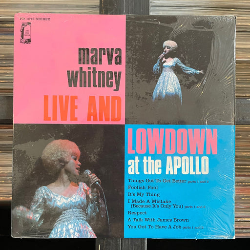 Marva Whitney - Live And Lowdown At The Apollo - Vinyl LP 15.09.23. This is a product listing from Released Records Leeds, specialists in new, rare & preloved vinyl records.