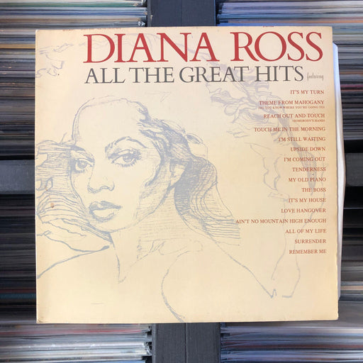 Diana Ross - All The Great Hits - Vinyl LP. This is a product listing from Released Records Leeds, specialists in new, rare & preloved vinyl records.