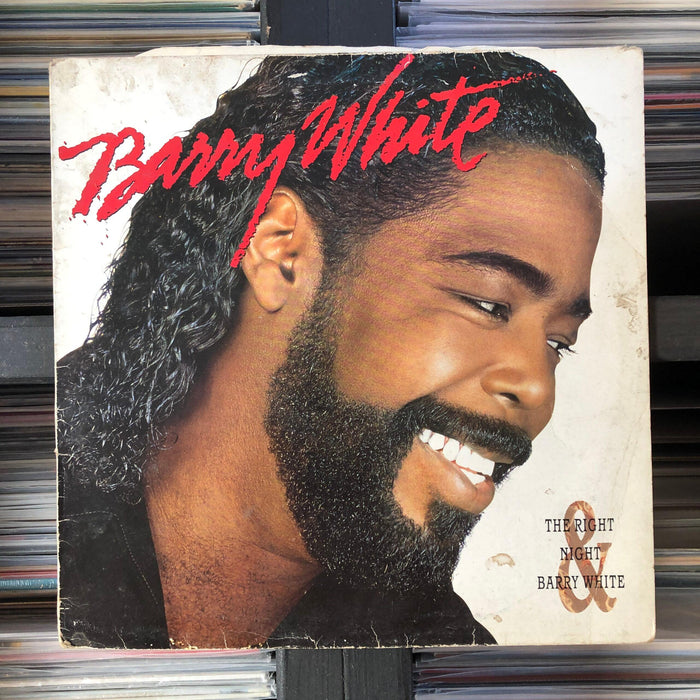 Barry White - The Right Night & Barry White - Vinyl LP. This is a product listing from Released Records Leeds, specialists in new, rare & preloved vinyl records.