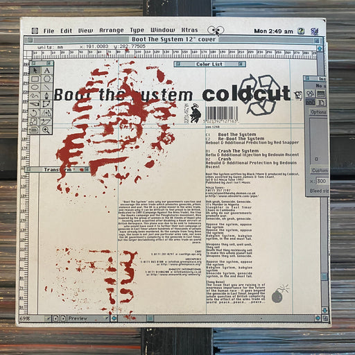Coldcut - Atomic Moog 2000 / Boot The System - 2 x 12" Vinyl - 28.11.23