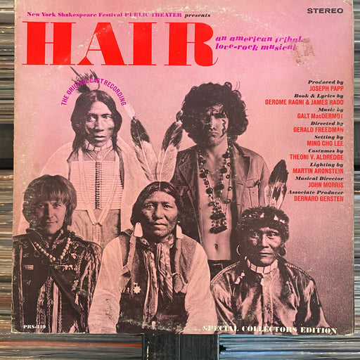 New York Shakespeare Festival Public Theater Presents Hair - An American Tribal Love-Rock Musical - Vinyl LP - 28.11.23