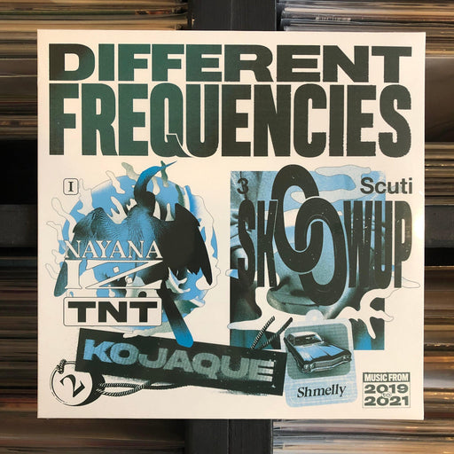 Various - Different Frequencies - Vinyl LP Blue. This is a product listing from Released Records Leeds, specialists in new, rare & preloved vinyl records.