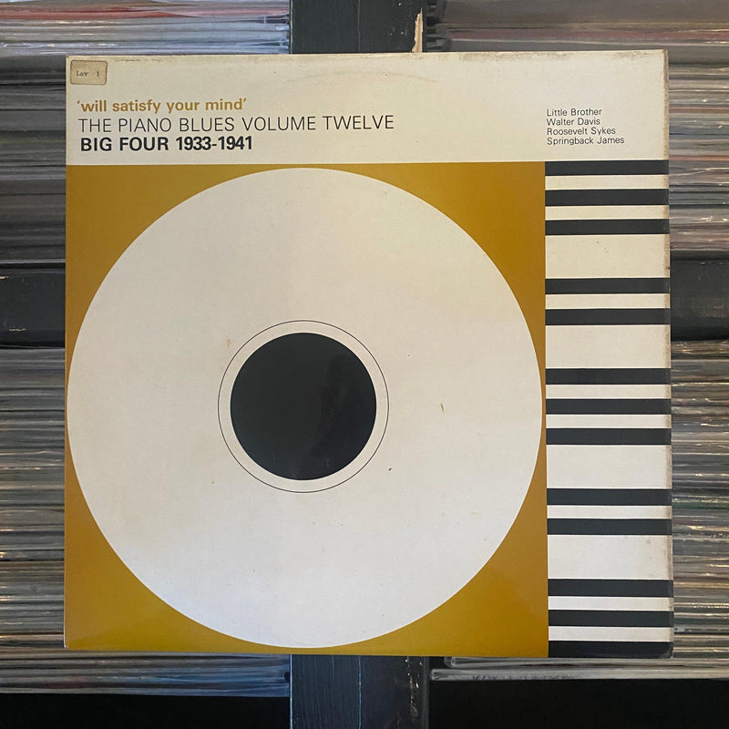 Various - 'Will Satisfy Your Mind' - Big Four 1933-1941 - Vinyl LP 09.12.23