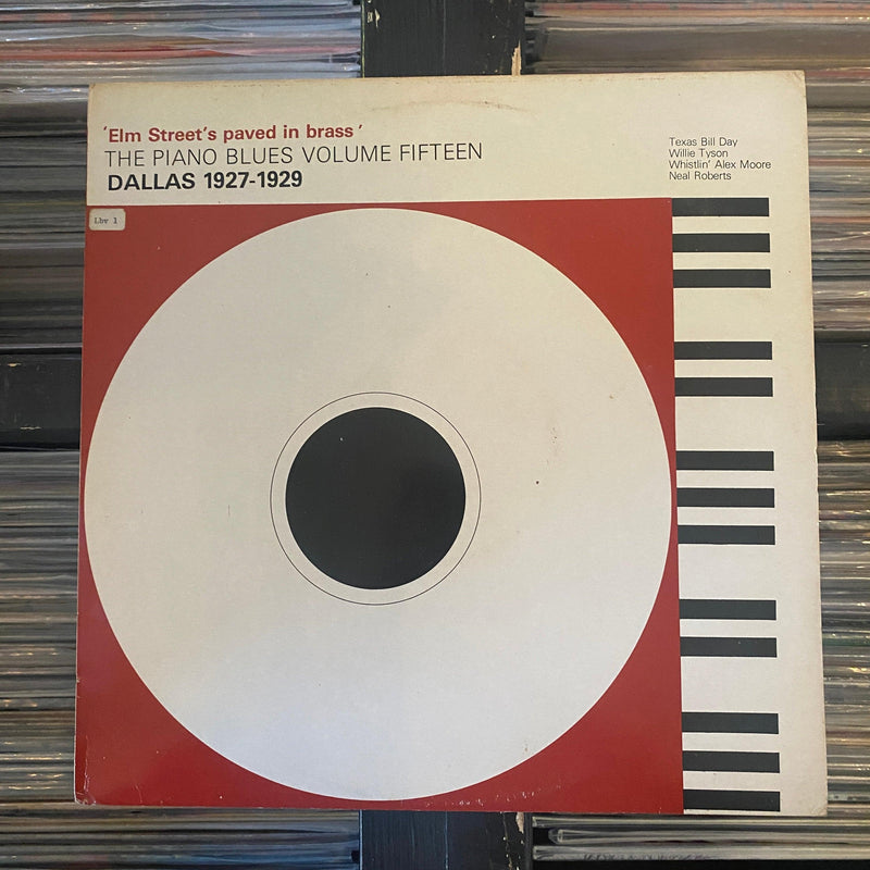 Various - 'Elm Street's Paved In Brass' - Dallas 1927-1929 - Vinyl LP 09.12.23