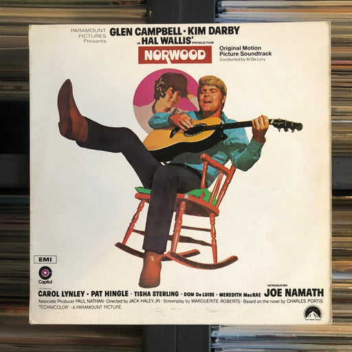 Al De Lory, Glen Campbell - Norwood - Motion Picture Soundtrack - Vinyl LP. This is a product listing from Released Records Leeds, specialists in new, rare & preloved vinyl records.